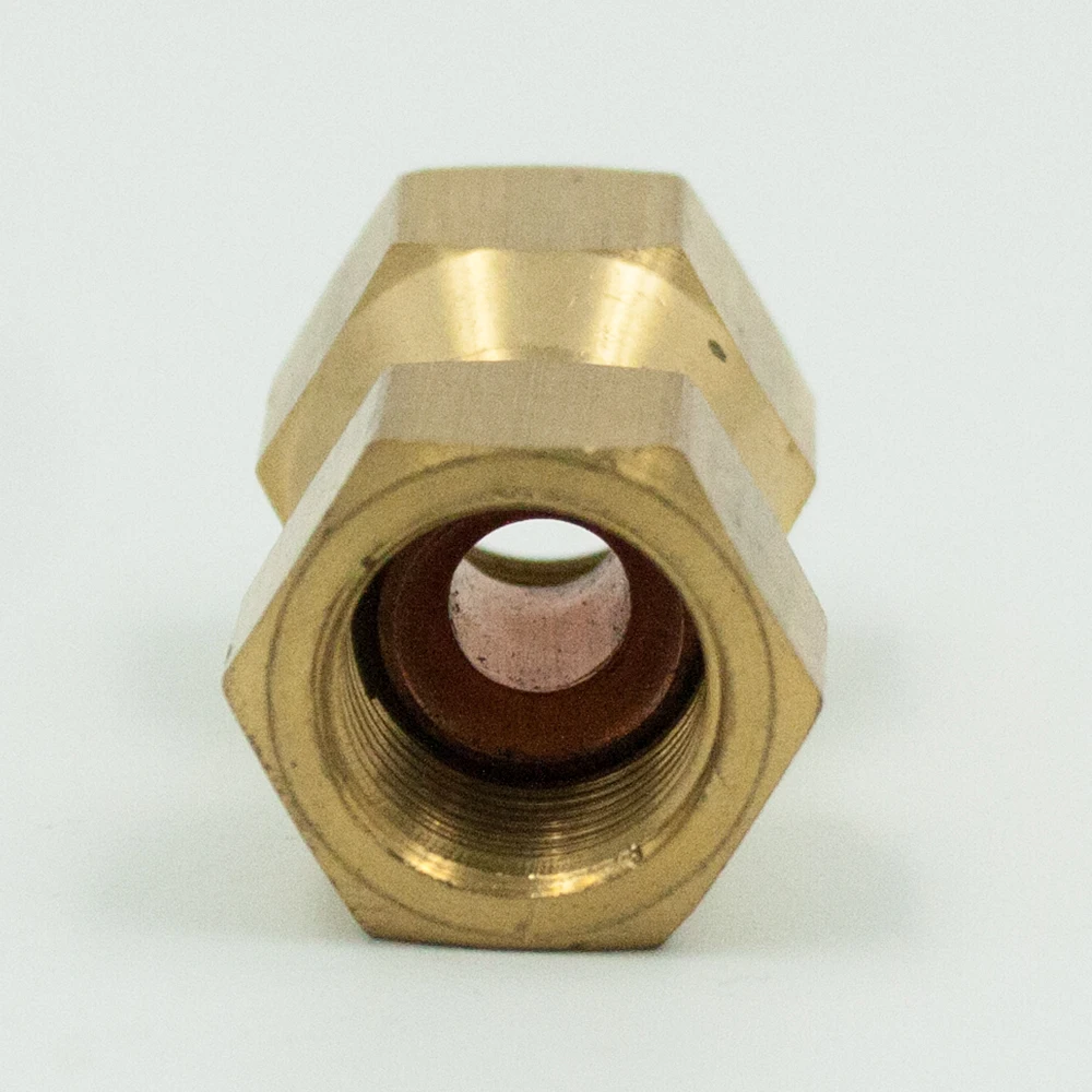 

Legines Brass Swivel Nut Valve Connector 45 Degree Flare Fitting, 1/4" 5/16" 3/8" 1/2" 5/8" 3/4" Tube OD, Pack of 2