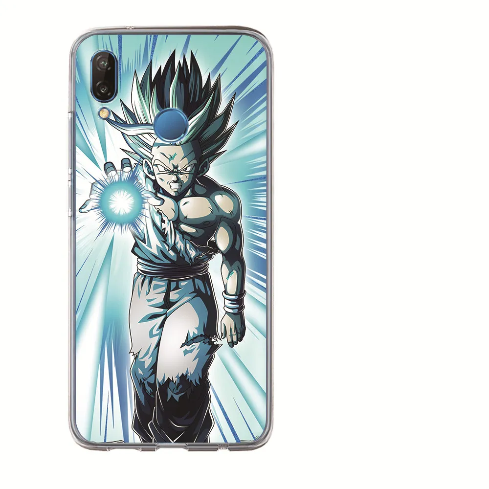 For Huawei P30 Lite Pro Y5II Y5 2017 Y6II Y6 Y7 Nova2 Nova3i Coque Etui Luxury Dragon Ball Super Son Goku Cartoon Phone Case |