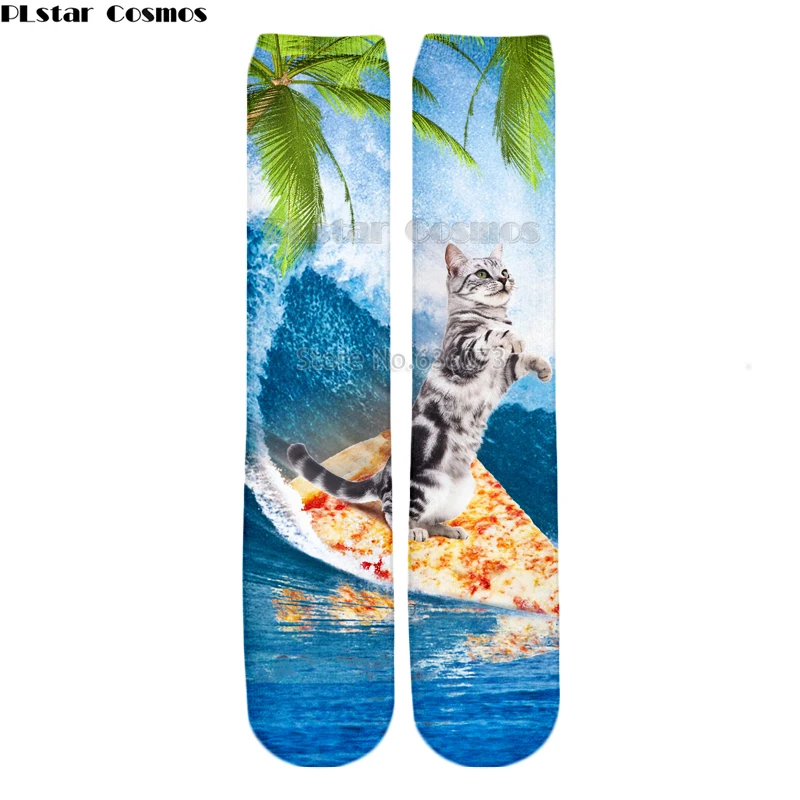 Новинка 2018 стильные модные Гольфы PLstar Cosmos забавные мужские и женские носки с