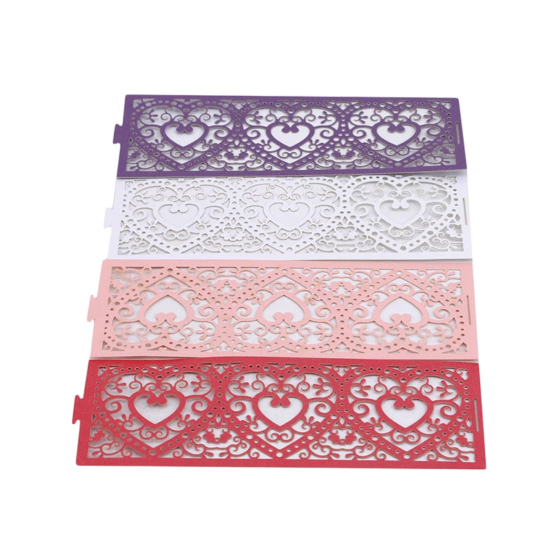 5 шт./упак. полый комплект абажуров для свечей лазерная резка выдолбленные