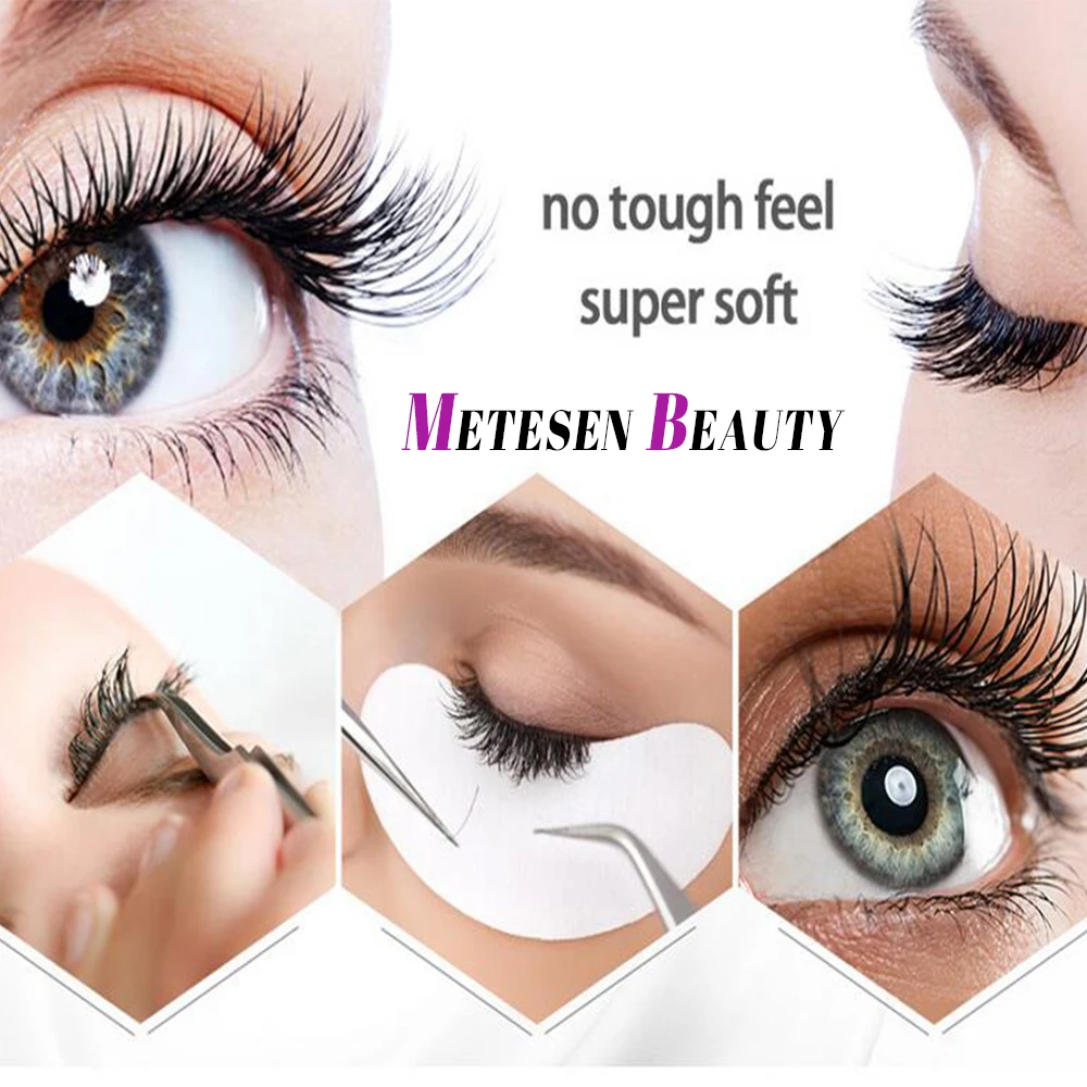 METESEN BEAUTY плоские овальные ресницы для наращивания прививки товаров