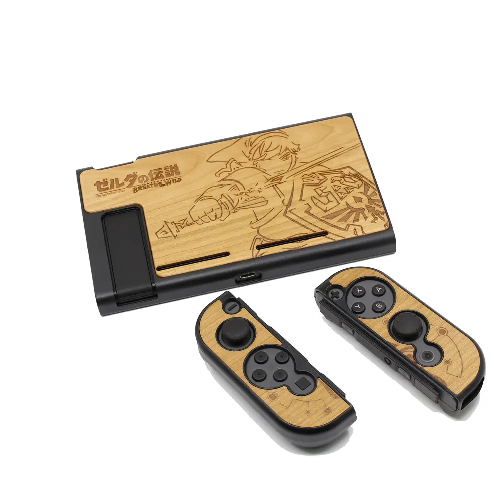Защитный кожух корпус для консольный переключатель Nintendo Joy-Con контроллер Деревянный чехол пыленепроницаемый сумка для переноски