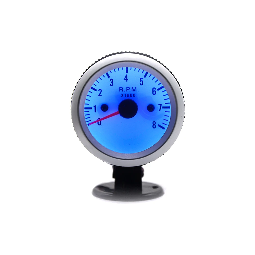 52 мм синий светодиодный Аналоговый RPM|Датчики давления масла| |