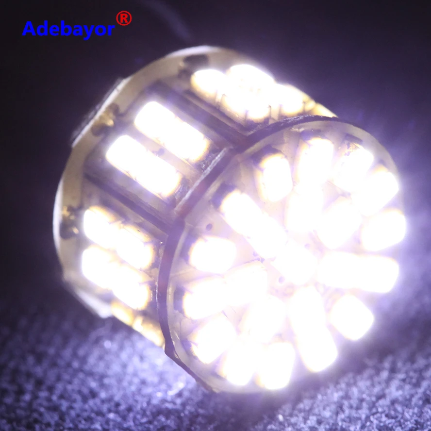 6X 1156 p21w BA15S 50 SMD 1206 3020 LED задний стоп сигнал сигнальная Поворотная Лампа Стоп led 12V
