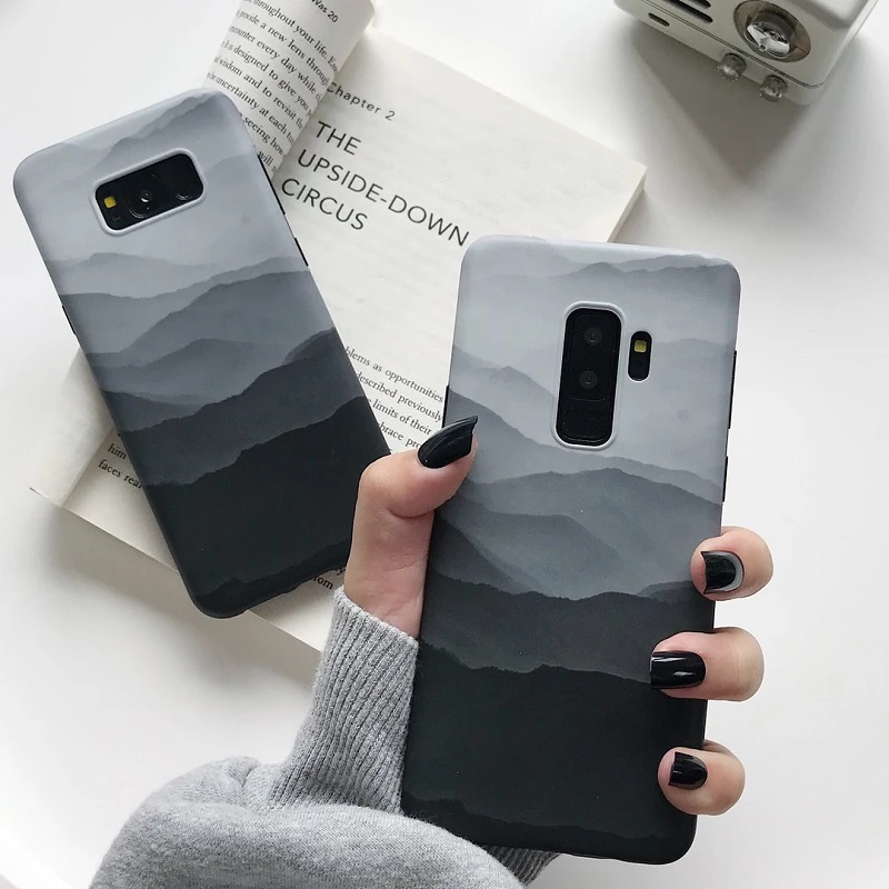 YHBBCASES градиентные чехлы для телефонов Samsung Galaxy S10 5G S8 S9 Plus чехол Note 10 8 9 мягкий с