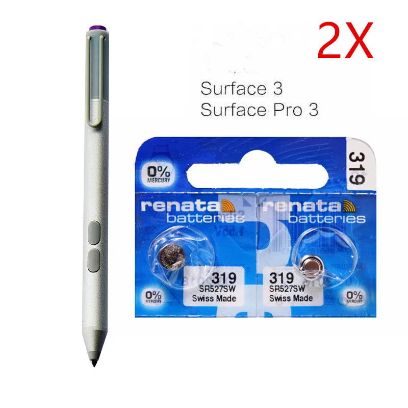 2 шт./лот, розничная, бренд Renata, долговечный 319 SR527SW SR527 V319, часы, батарейка, кнопка, монета, ячейка, швейцарское производство