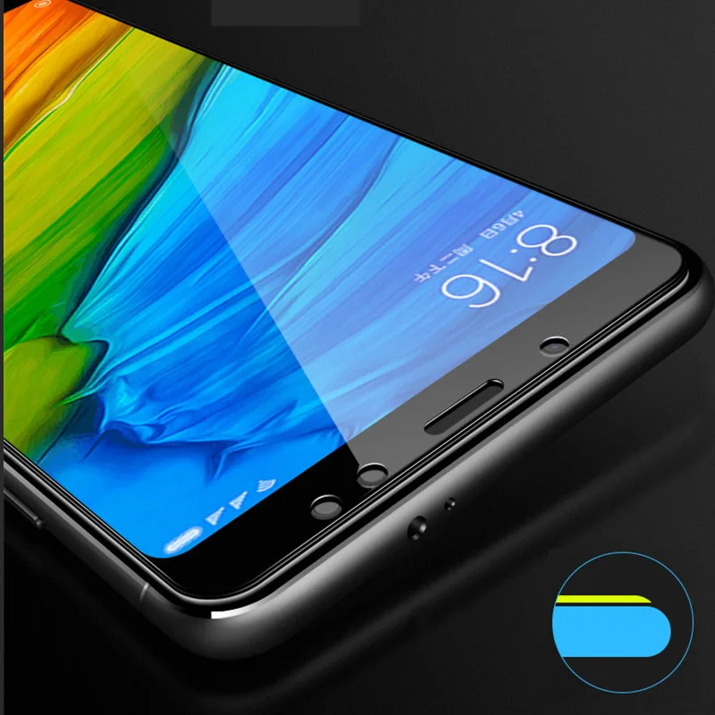 Полное покрытие закаленное стекло для Xiaomi Redmi Note 5 Plus 4 4a 4x 5A 6A 6 S2 Защита экрана Mi 8 SE