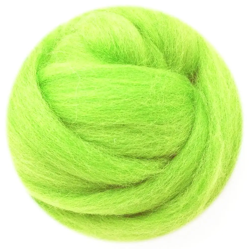 

Feltsky 100g Felting Wool (70s 19um Grade) Needle Felting Diy Wool for Needle Felting Kit by Plastic Bag (N0.30)