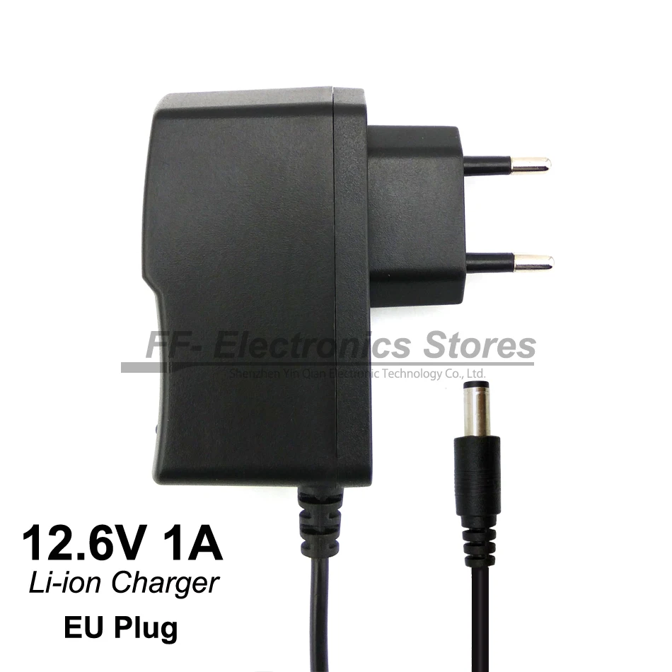 12 V Charger 12.6 18650 Lithium Battery DC 5.5 * 2.1 mm + Free Shipping | Электроника