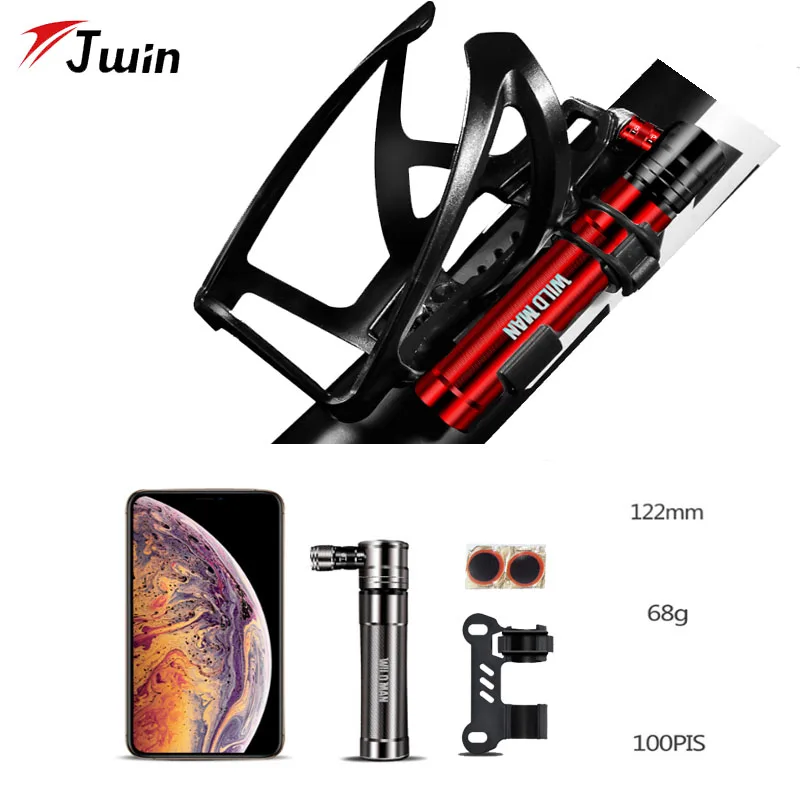 Насос воздушный для ремонта велосипедных шин многофункциональный портативный