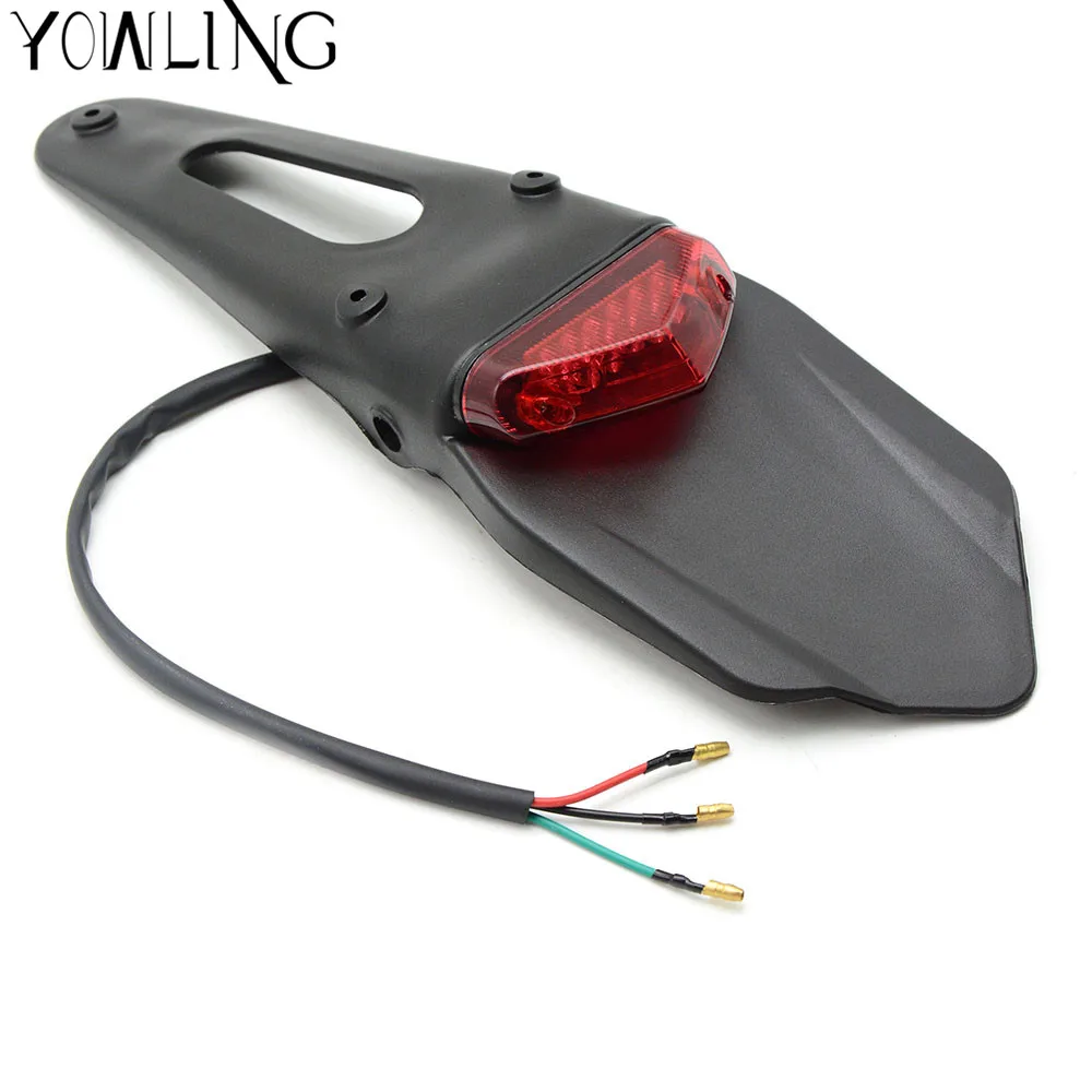 

For 450SX 450 250 XC 250SX 125EXC 250EXC Motorcycle Light Enduro Trial Bike 12V LED Brake Stop Rear rear fender Tail Light