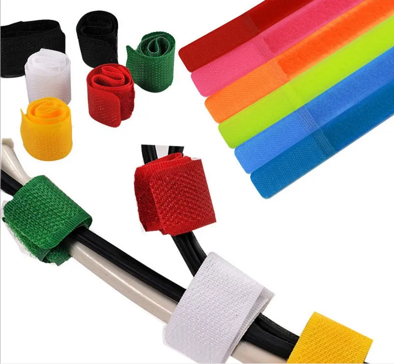 50 шт. клейкие ленты для кабелей|earphone cable winder|cable windercable winder wrapped |