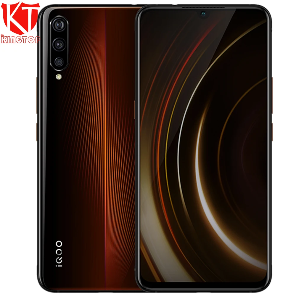 vivo iQOO 6,4" мобильный телефон Snapdragon 855 Octa Core 6/8G ram 128G/256G rom 4 камеры 4000mAh Телефон nfc