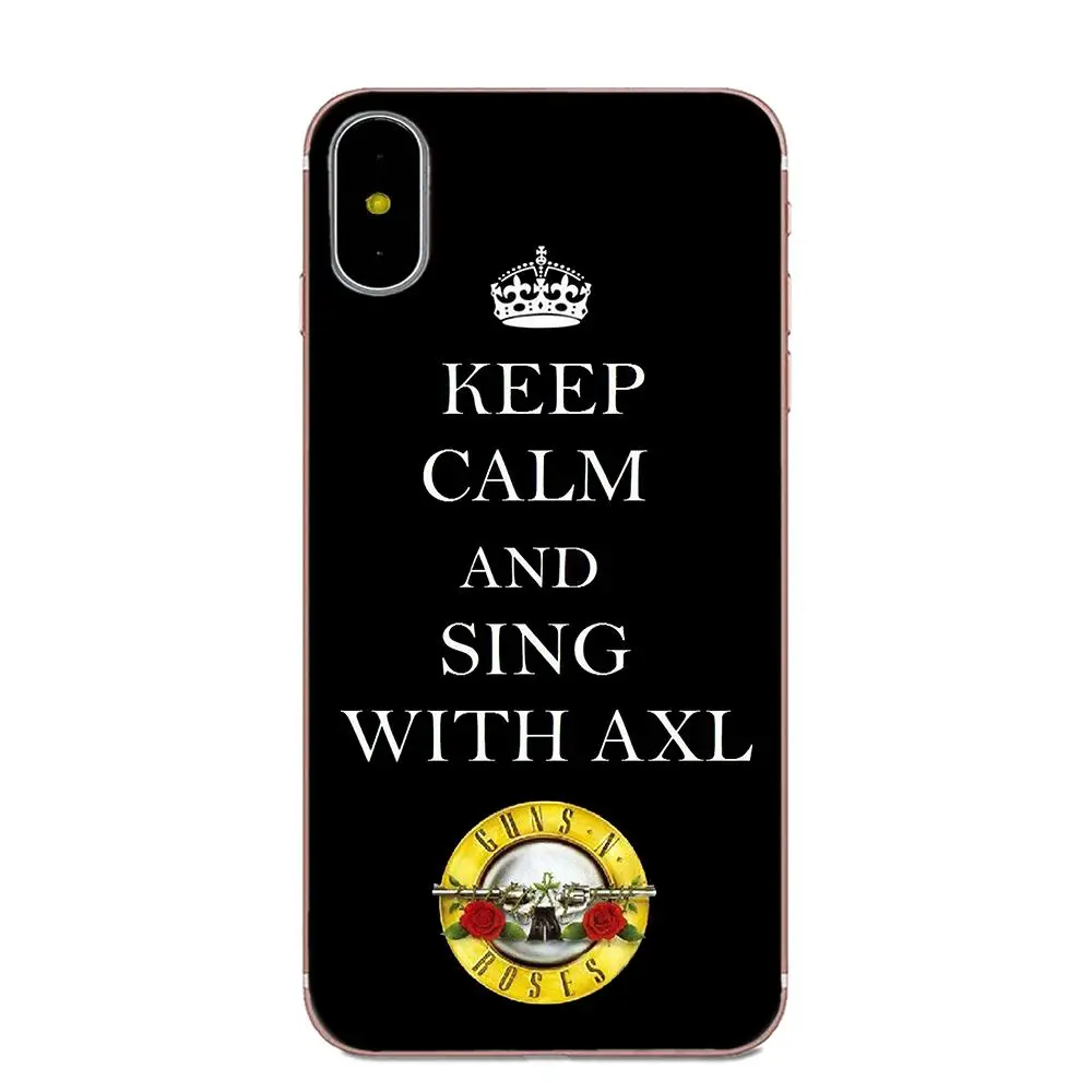 ТПУ чехлы для телефонов пистолеты N Roses хорошее время Apple iPhone 4 4S 5 5C 5S SE 6 6S 7 8 Plus X XS Max