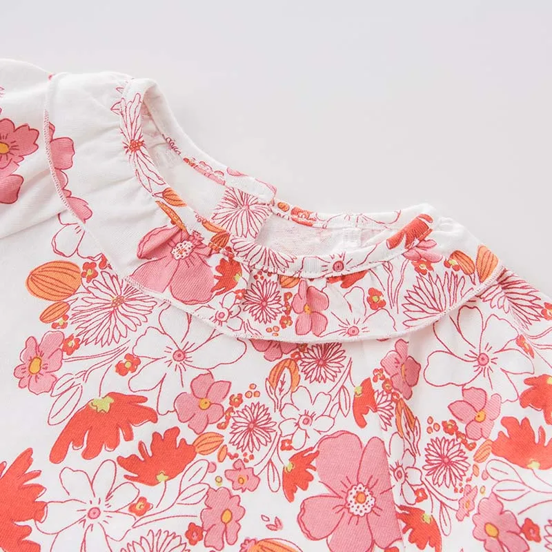 Dave bella/Детский комбинезон с воротничком для новорожденных девочек Питер Пэн