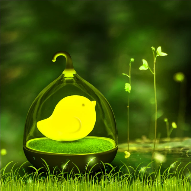 Портативный светодиодный ночник USB Smart Elf прикроватная лампа Сенсорное/Голосовое