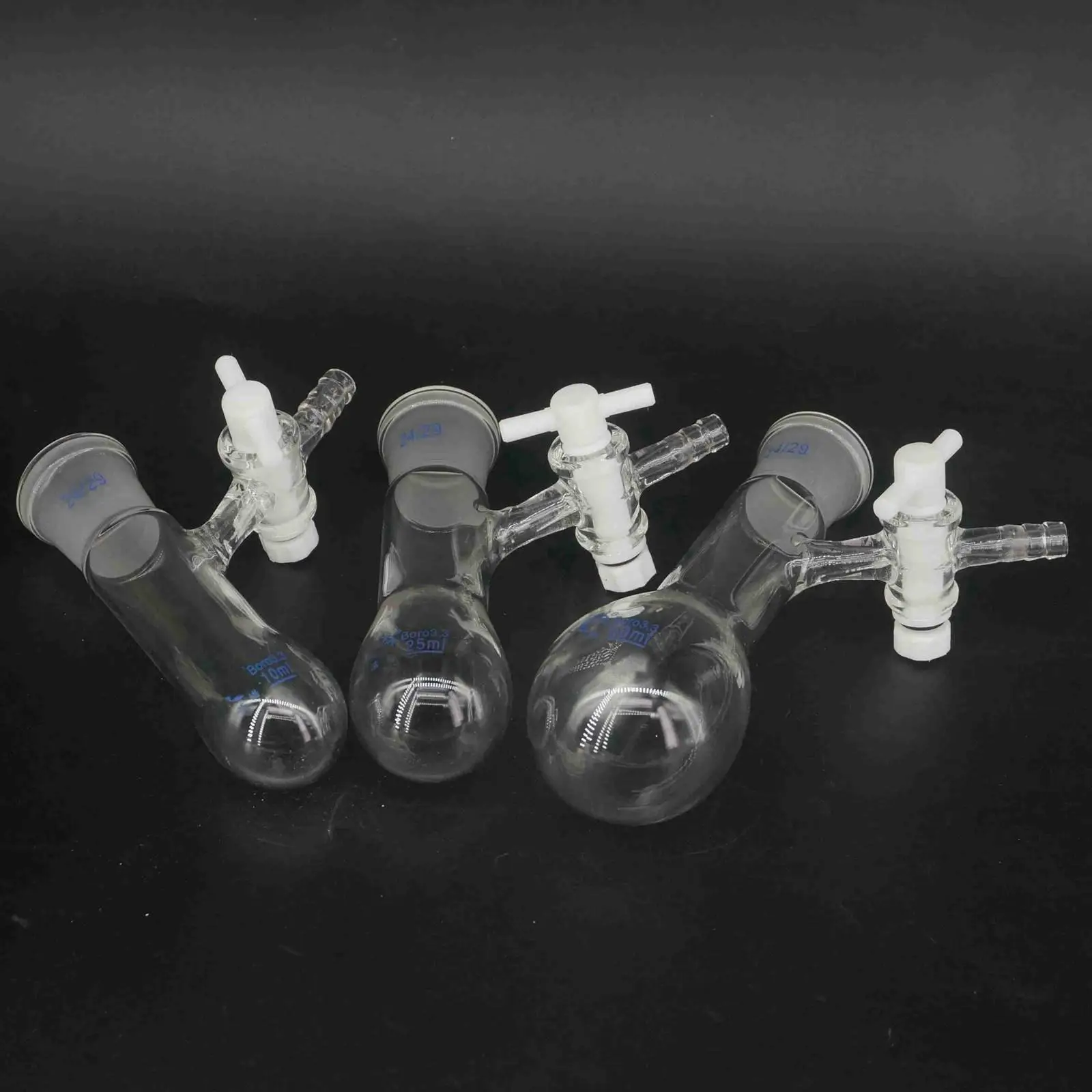 10/25/50/100/150/200/250/500ml PTFE Reactor Rotary Evaporator GG17 Glass Flask Round Bottom Long Neck Labware | Канцтовары для