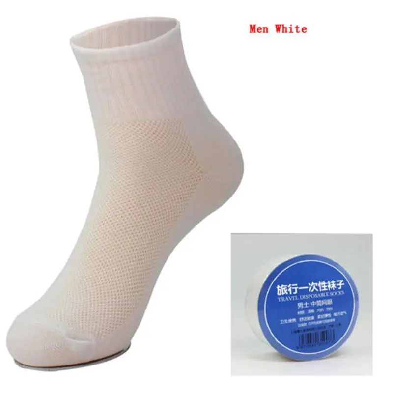 1 пара переносных одноразовых носков для путешествий и женщин мужчин|outdoor socks