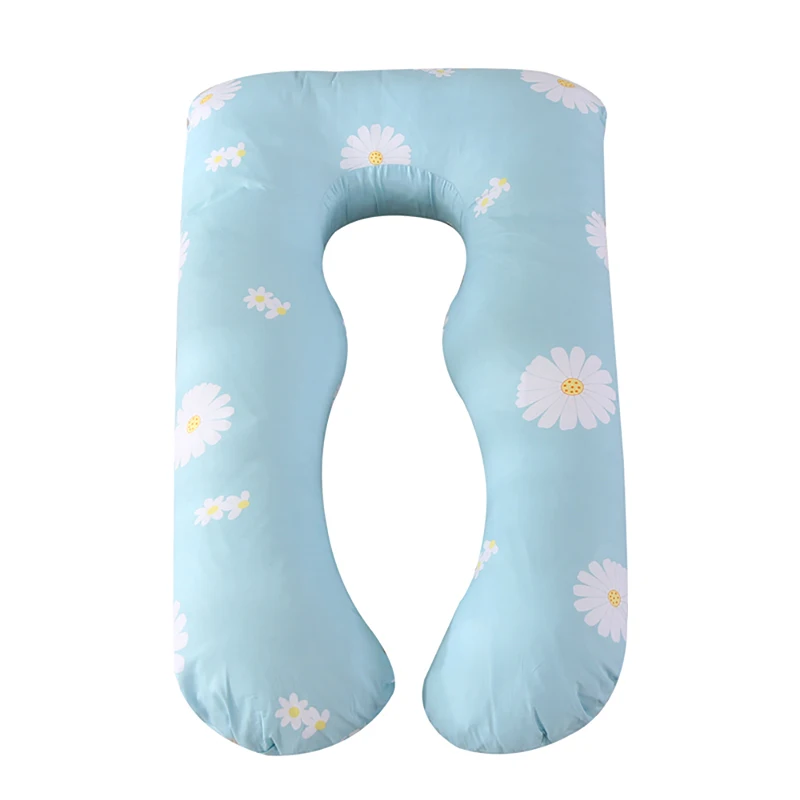 Daisy 120*65 см, Подушка для беременных, для женщин, для сна, поддерживающая тело, хлопковая наволочка, u-образная Подушка для беременных, для беременных, для сна, постельные принадлежности - Цвет: Daisy