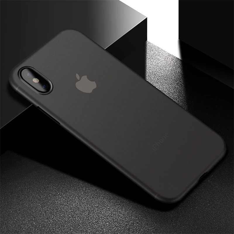 Матовый чехол Cafele для Apple iPhone X Ультратонкий из ПП-материала с защитой от