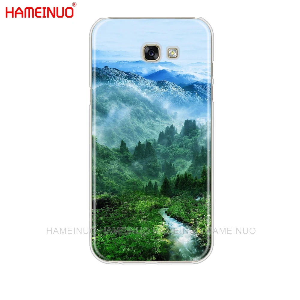 HAMEINUO горный лес облака Чехол для мобильного телефона для Samsung Galaxy A3 A310 A5 A510 A7 A8 A9 - Цвет: 41343