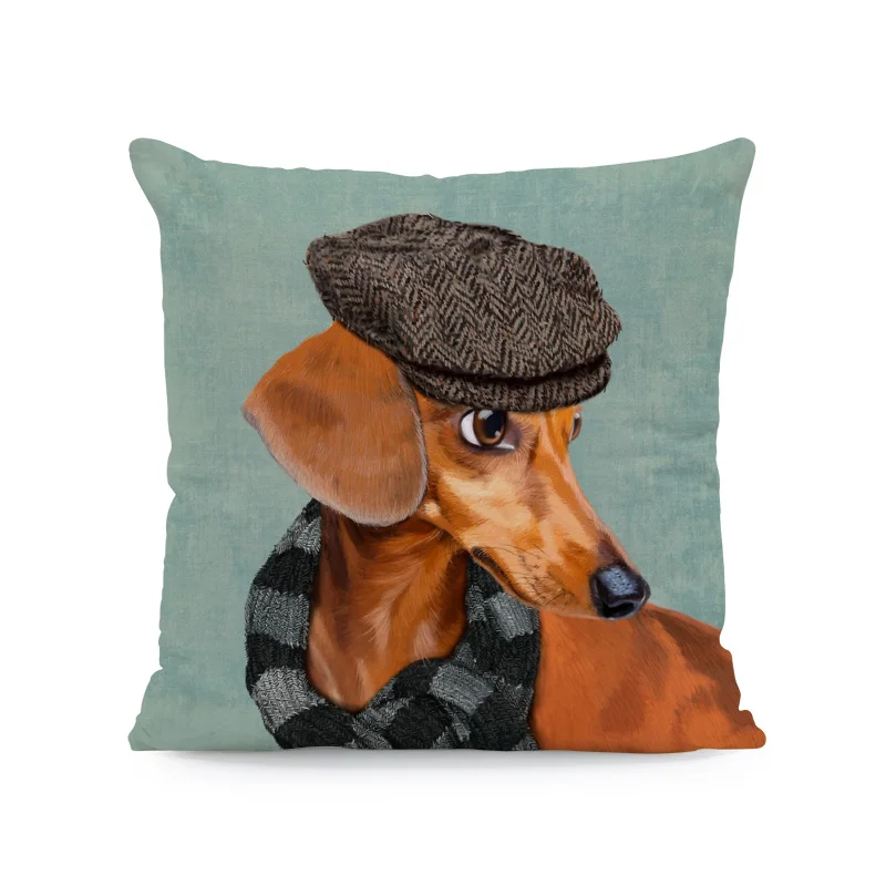 Роскошная наволочка для собак, скандинавский пуг, Basset, Goldendoodle, кавалер, король, Шарль, спаниель, подушки, 45 см, Декор, чехлы для диванов