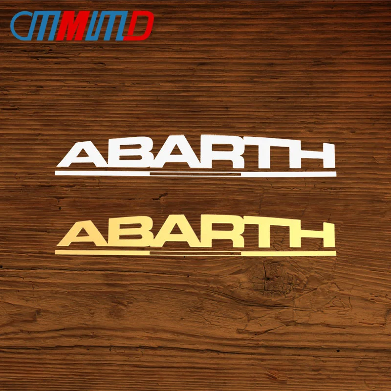 Модные итальянские автомобильные 3D наклейки Abarth никелевые наклейка Скорпион для