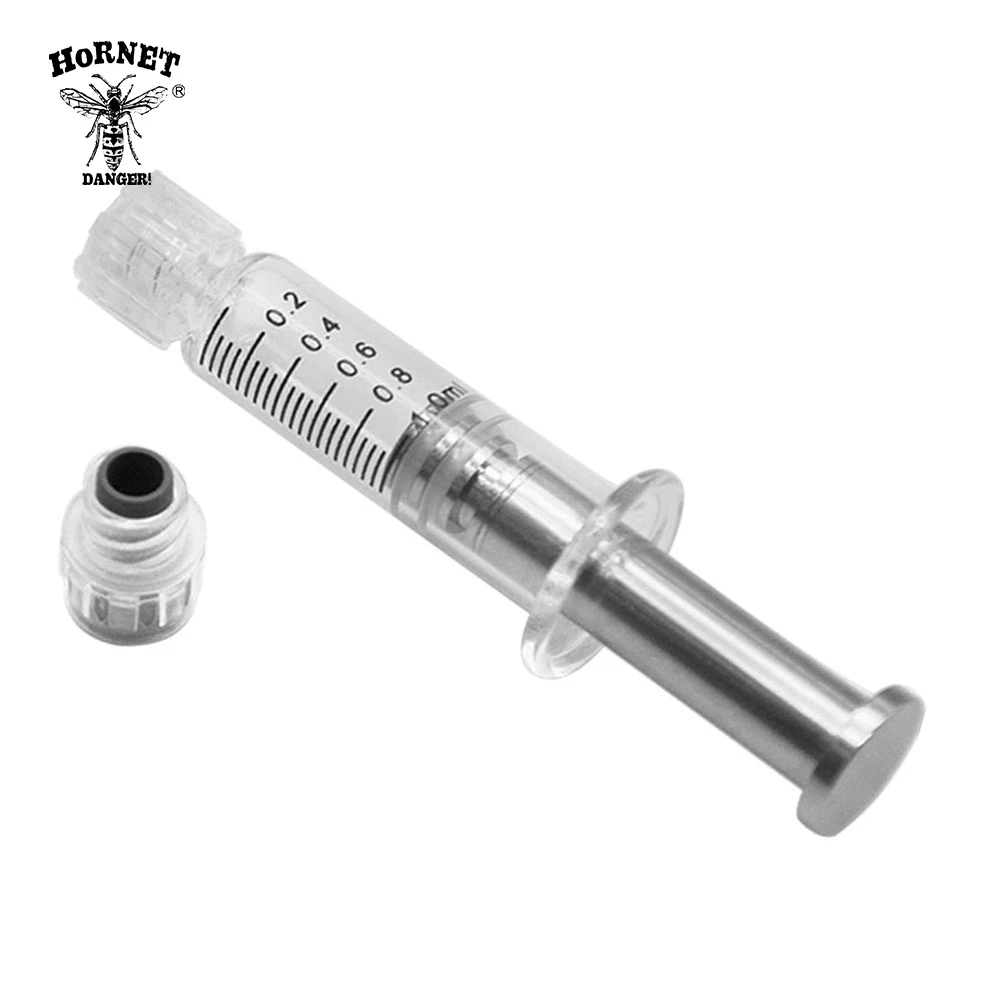 HORNET 1 мл тип стеклянные шприцы для КБР Vape картридж одноразовый инжектор из