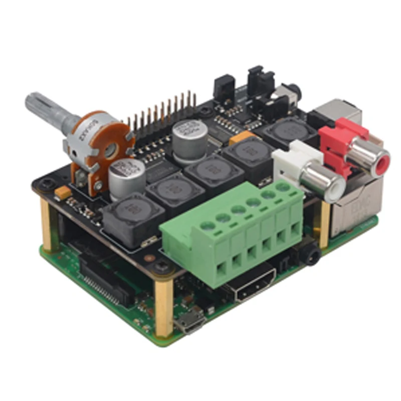 Raspberry Pi X400 I2S звуковая плата расширения внешняя карта для телефона +/ 3B / 2B B