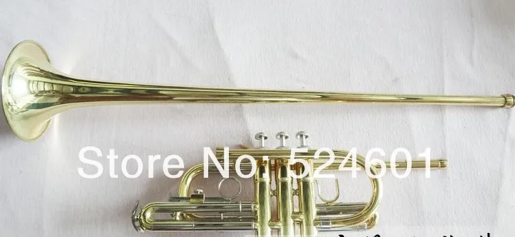 Профессиональный Bb латунь труба позолоченная с мундштуком boquilla para trompeta бренд