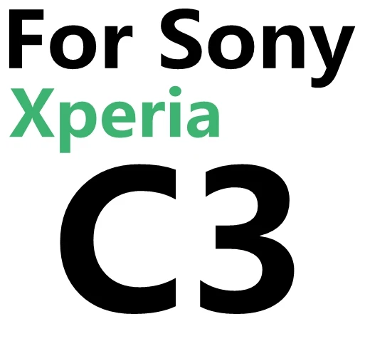 С уровнем твердости 9 H 0,3 мм для экрана из закаленного стекла Стекло для sony Xperia Z1 Z2 Z3 Z4 Z5 компактный мини M2 Aqua C4 C5 L36H C Z L Экран защитная плёнка защитное стекло Pelicula - Цвет: For Sony C3