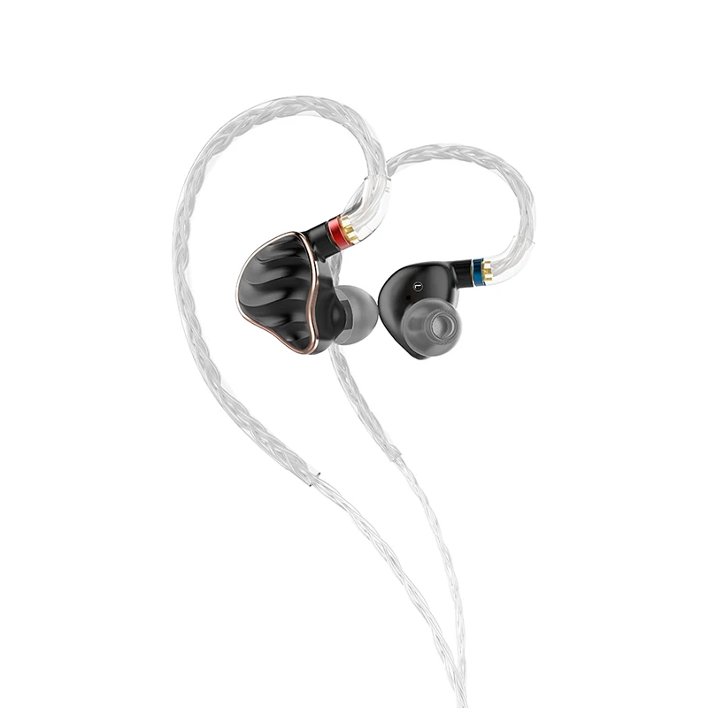 FiiO FH7 Hi-Fi аудио высокого разрешения бериллия PVD 5 драйвер(4 Knowles BA+ 1DD) гибридный в-наушники/выход для наушников с MMCX съемный кабель