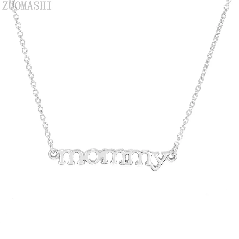 Ожерелье мамы на заказ маленькое ожерелье мама чокер длина День матери подарок
