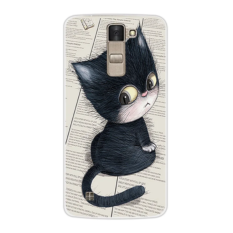 Роскошный мягкий ТПУ чехол для LG K8 Lte K350 K350E K350N Dif Cat Дизайн 5," прозрачный корпус для K 8 телефон силиконовый чехол на заднюю панель Coque - Цвет: 13