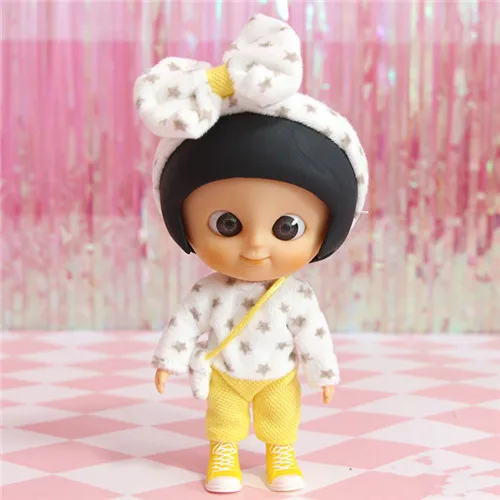 Милый медведь куклы макияж IXDOLLS Blyth детские игрушки с одеждой, большие глаза головы утки Тигры sheeps Фабрика мода подходит для девочек - Цвет: C