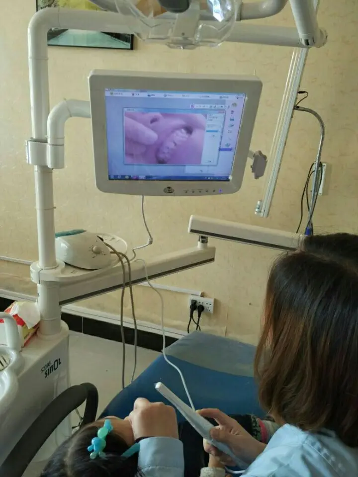 Intraoral камера 17 дюймов Intel Celeron сенсорный экран монитор все в одном ПК AJ-010B