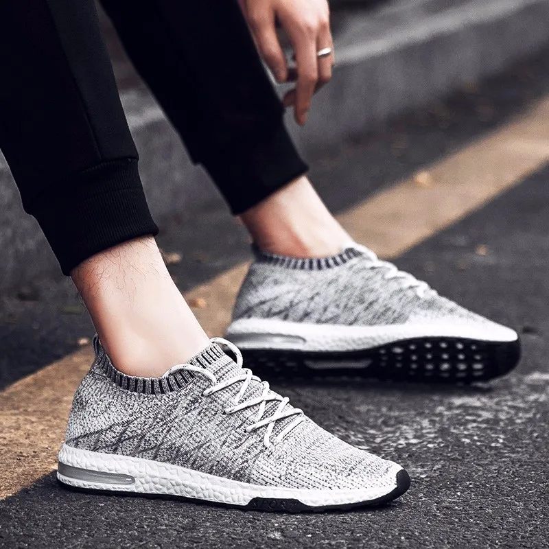 2019 модная мужская обувь дышащая сетка повседневная удобные Тренеры Chaussures