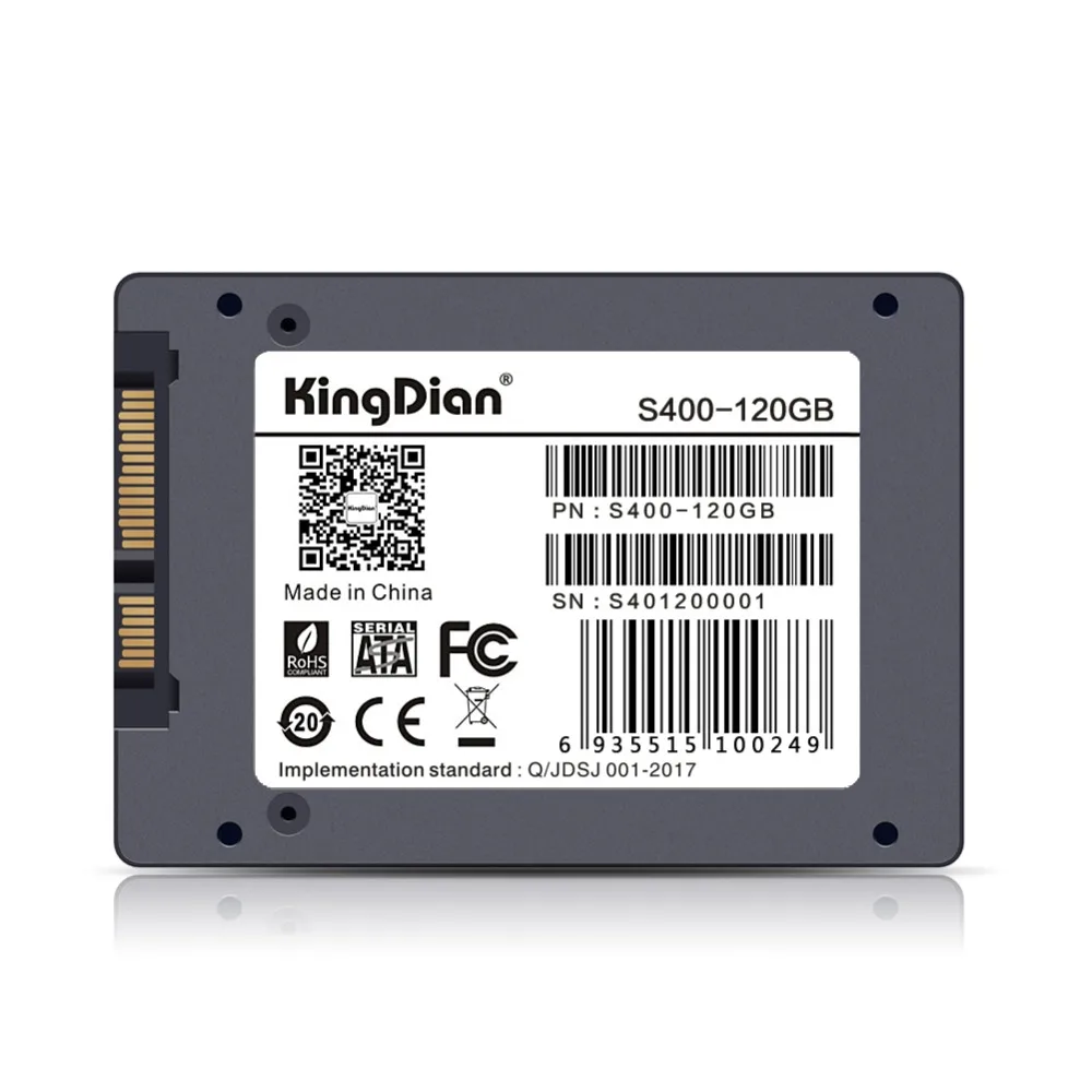 Твердотельный накопитель KingDian SSD 120 ГБ Sata S400 2 5 дюйма Dysk SATA3 Внутренний