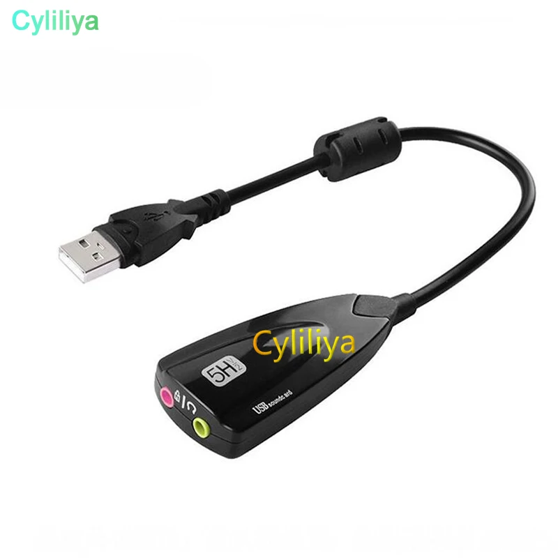 200pcsSiberia Антимагнитная внешняя звуковая карта USB 7 1 адаптер 5HV2 3D Аудио гарнитура