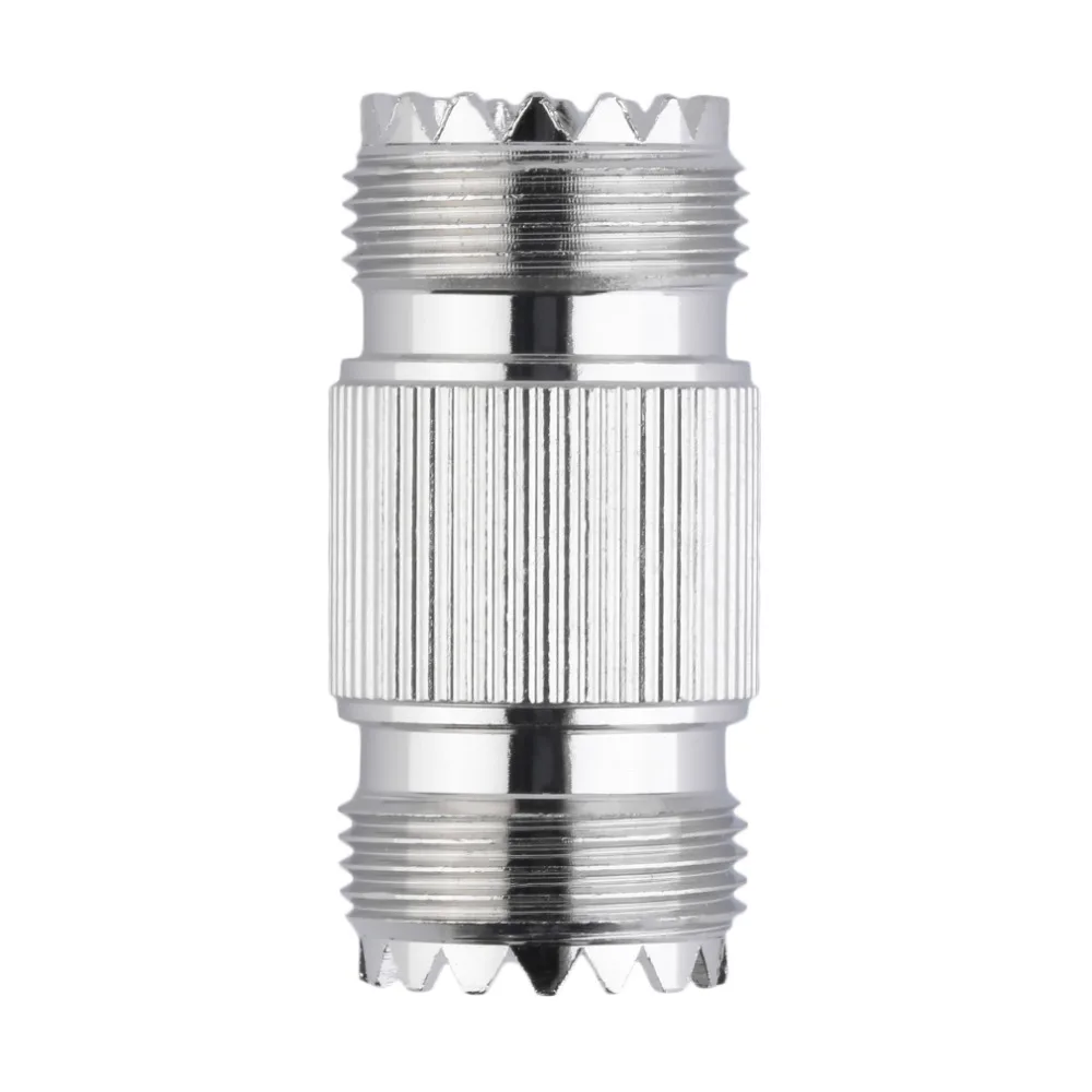 Новый прямой разъем адаптера UHF PL 259 SO 240 Female To Jack RF Лидер продаж|uhf connector|uhf female