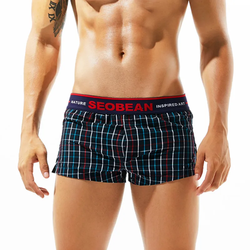 Новые мужские шорты seobean повседневные хлопковые модные домашние шорты|mens shorts