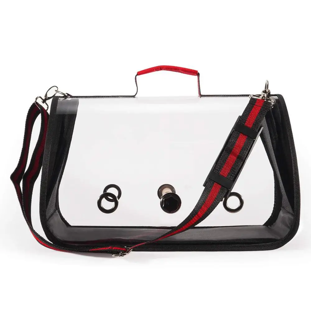 Легкая переноска для птиц дорожная клетка дышащая прозрачная портативная