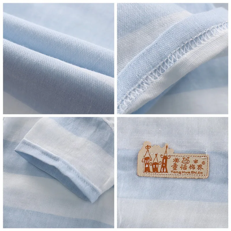 Летний комплект из 2 предметов для маленьких девочек и мальчиков одежды яркие