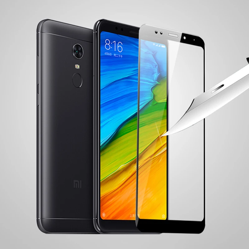 Закаленное стекло MAKAVO 2.5D с полным покрытием для Xiaomi Redmi 5 защитная пленка на экран