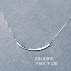 Женское длинное ожерелье из серебра 925 пробы с подвеской