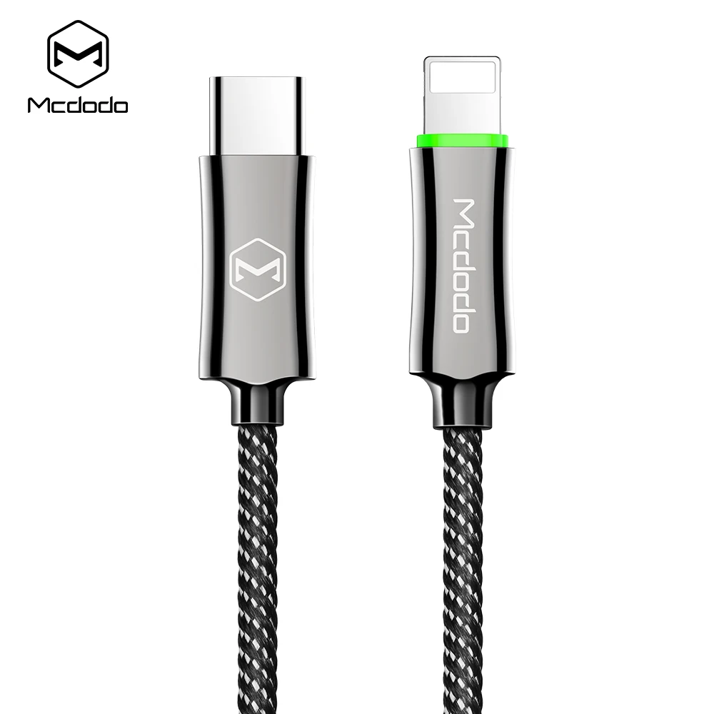 MCDODO PD Автоматическое включение/выключение быстрой зарядки USB кабель для iPhone XS Max XR