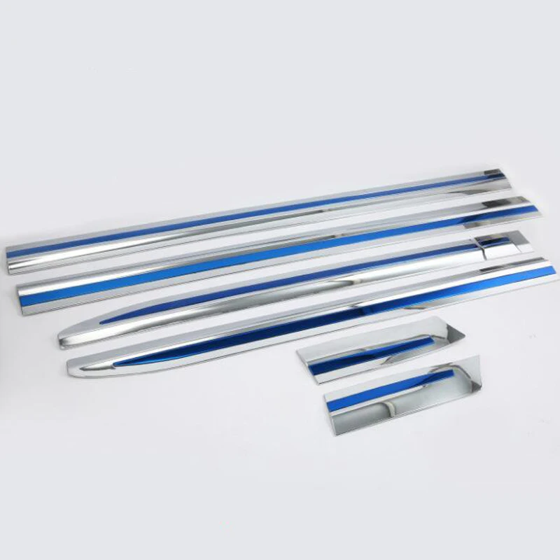 

For Mercedes Benz Vito 2017 7PCS Car Styling ABS Chrome Exterior Car Side Door Body Trim Molding Accessories Side Cover Trim