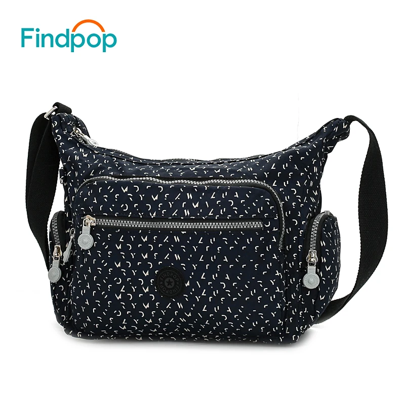 Findpop повседневные сумки на плечо для женщин 2018 новые модные нейлоновые через