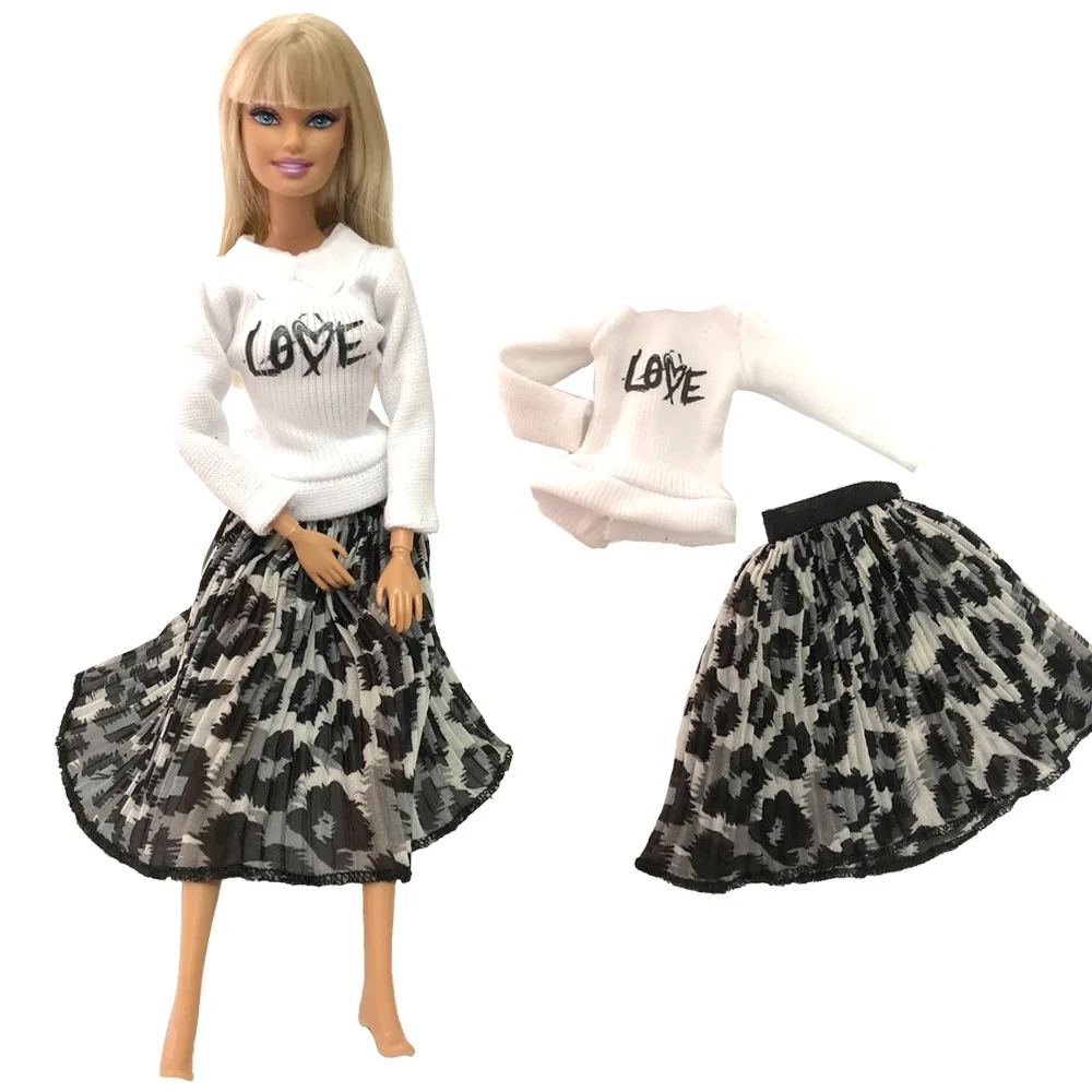 Not Include Doll NK новейшая Одежда для кукол модное платье Повседневная одежда юбка вечерние платья для куклы Барби аксессуары для девочек лучший подарок 074A JJ DZ - Цвет: Not Include Doll