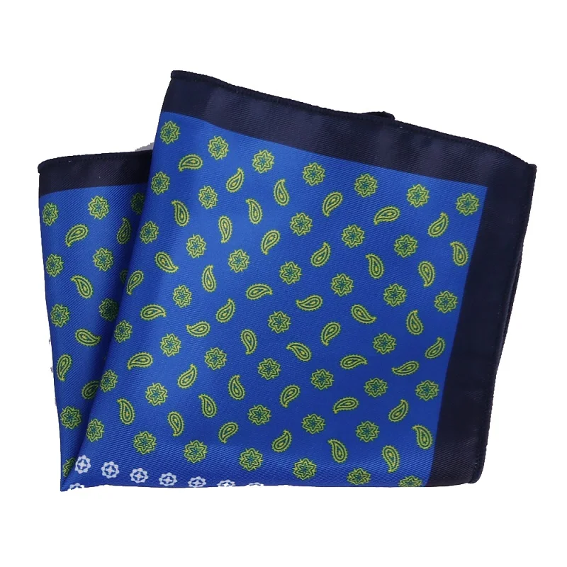 MPK-115pocket square Портной Смит мужской платок Пейсли горошек цветочный принт носовой платок из полиэстера бизнес Карманный квадратный полотенце для сундуков подарки - Цвет: MPK-115pocket square